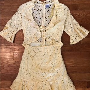 Angel biba yellow dress